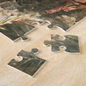 ヴィンテージ野犬バイワイフレッド・オースティン ジグソーパズル (側面)