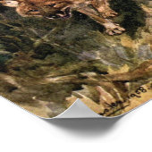 ヴィンテージ野犬バイワイフレッド・オースティン ポスター (角)