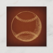 ヴィンテージ野球のスポーツアート エンクロージャーカード (正面)