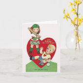 ヴィンテージ野球のバレンタインデーカード カード (黄色い花)