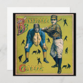 ヴィンテージ野球のホームゲーム選手 (正面/裏面)