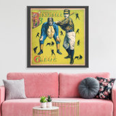 ヴィンテージ野球のホームゲーム選手 キャンバスプリント (インサイチュ (リビング))