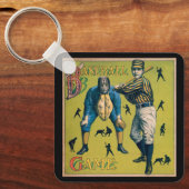 ヴィンテージ野球のホームゲーム選手 キーホルダー (正面)