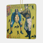 ヴィンテージ野球のホームゲーム選手 セラミックオーナメント (左)