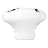 ヴィンテージ野球の引き出し引きノブのハンドルのスポーティ セラミックノブ (側面)