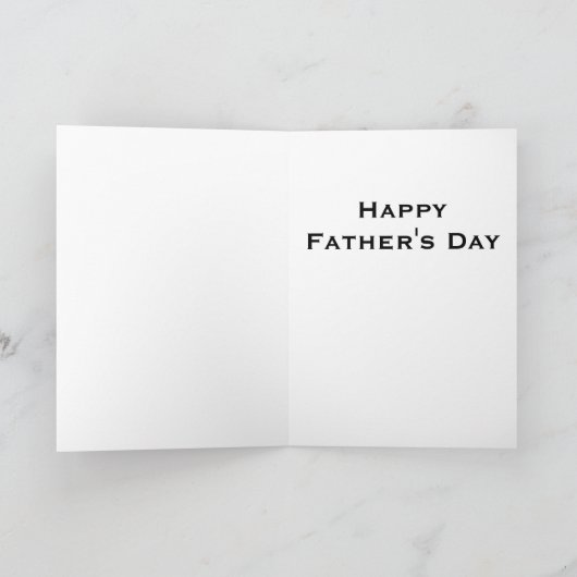 ヴィンテージ野球の父の日 カード (内部)