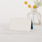 ヴィンテージ野球の縫い目とボール プレイスカード (裏面)