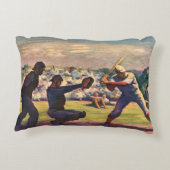 ヴィンテージ野球の選手 アクセントクッション (裏面)