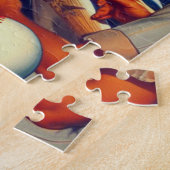 ヴィンテージ野球イラストレーション ジグソーパズル (側面)