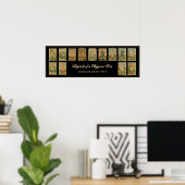 ヴィンテージ野球カードアンティークポスター ポスター (ホームオフィス)