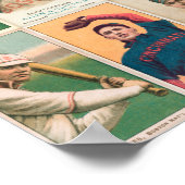 ヴィンテージ野球カードデカップポスターまたは紙 ポスター (角)