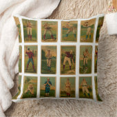 ヴィンテージ野球カード クッション (ブランケット)