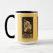 ヴィンテージ野球カード：ロジャー・ブレザーハン、深紅色 マグカップ (左)