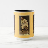 ヴィンテージ野球カード：ロジャー・ブレザーハン、深紅色 マグカップ (中央)