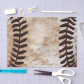 ヴィンテージ野球ギフトラッピングティッシュペーパー 薄葉紙 (クラフト)