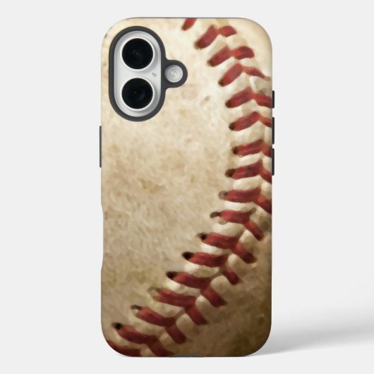 ヴィンテージ野球クローズアップ Case-Mate iPhoneケース (裏面)