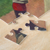 ヴィンテージ野球ゲームのアートワーク(1909) ジグソーパズル (側面)