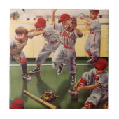 ヴィンテージ野球スポーツチーム、ボーイズ荒住宅 タイル (正面)