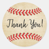 ヴィンテージ野球スポーツテーマオールスターサンキュー ラウンドシール (正面)