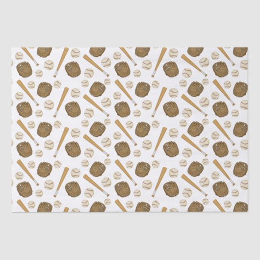 ヴィンテージ野球ノスタルジックなスポーツをテーマ 薄葉紙 (正面)