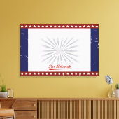 ヴィンテージ野球バーバルミツワーサインカスタムイン キャンバスプリント (インサイチュ (リビング))