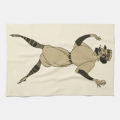 ヴィンテージ野球ビクトリアン選手 キッチンタオル (横)