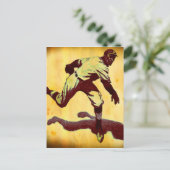 ヴィンテージ野球ピッチャーノートカード ポストカード (スタンド正面)