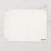 ヴィンテージ野球プリント ポストカード (裏面)