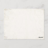 ヴィンテージ野球プリント ポストカード (裏面)