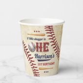 ヴィンテージ野球ボーイズ1歳 紙コップ (裏面)