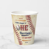ヴィンテージ野球ボーイズ1歳 紙コップ (正面)