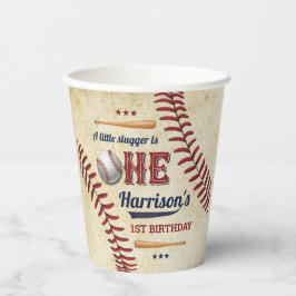 ヴィンテージ野球ボーイズ1歳 紙コップ