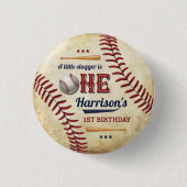 ヴィンテージ野球ボーイズ1歳 缶バッジ (正面)