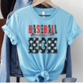 ヴィンテージ野球ママ動揺してフローラルパターン Tシャツ