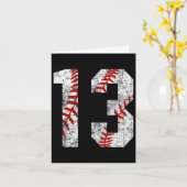 ヴィンテージ野球ママ13ジャージー野球お気に入りのP カード (黄色い花)