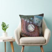 ヴィンテージ野球ミット及びボール野球グラブママー クッション (椅子)