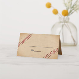 ヴィンテージ野球ラブスポーツテーマ結婚ズ プレイスカード