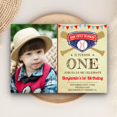 ヴィンテージ野球初の誕生日パーティーの写真 招待状