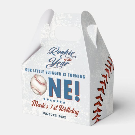 ヴィンテージ野球少年たち第1回バースデーパーティーお願いボックス フェイバーボックス (正面サイド)