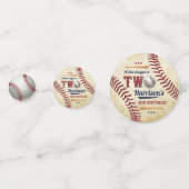 ヴィンテージ野球少年たち第2バースデーフォト コンフェッティ (正面)