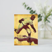 ヴィンテージ野球投手ありがとうはがき ポストカード (スタンド正面)