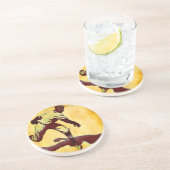 ヴィンテージ野球投手砂岩コースター コースター (側面)