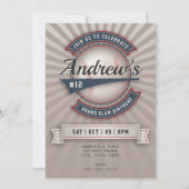 ヴィンテージ野球招待状 招待状 (正面)