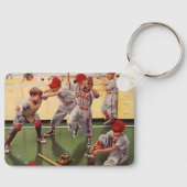 ヴィンテージ野球球団ボーイズ荒住宅 キーホルダー (正面)