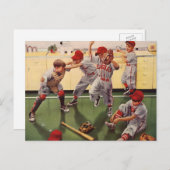 ヴィンテージ野球球団ボーイズ荒住宅 ポストカード (正面/裏面)