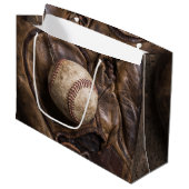ヴィンテージ野球用具 ラージペーパーバッグ (正面アングル)