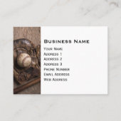 ヴィンテージ野球用具 名刺 (正面)