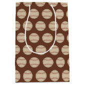 ヴィンテージ野球誕生日クリスマス抱き枕 ミディアムペーパーバッグ (正面)