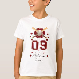 ヴィンテージ野球誕生祝い Tシャツ
