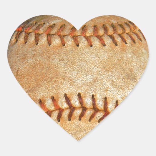 ヴィンテージ野球赤編 ハートシール (正面)